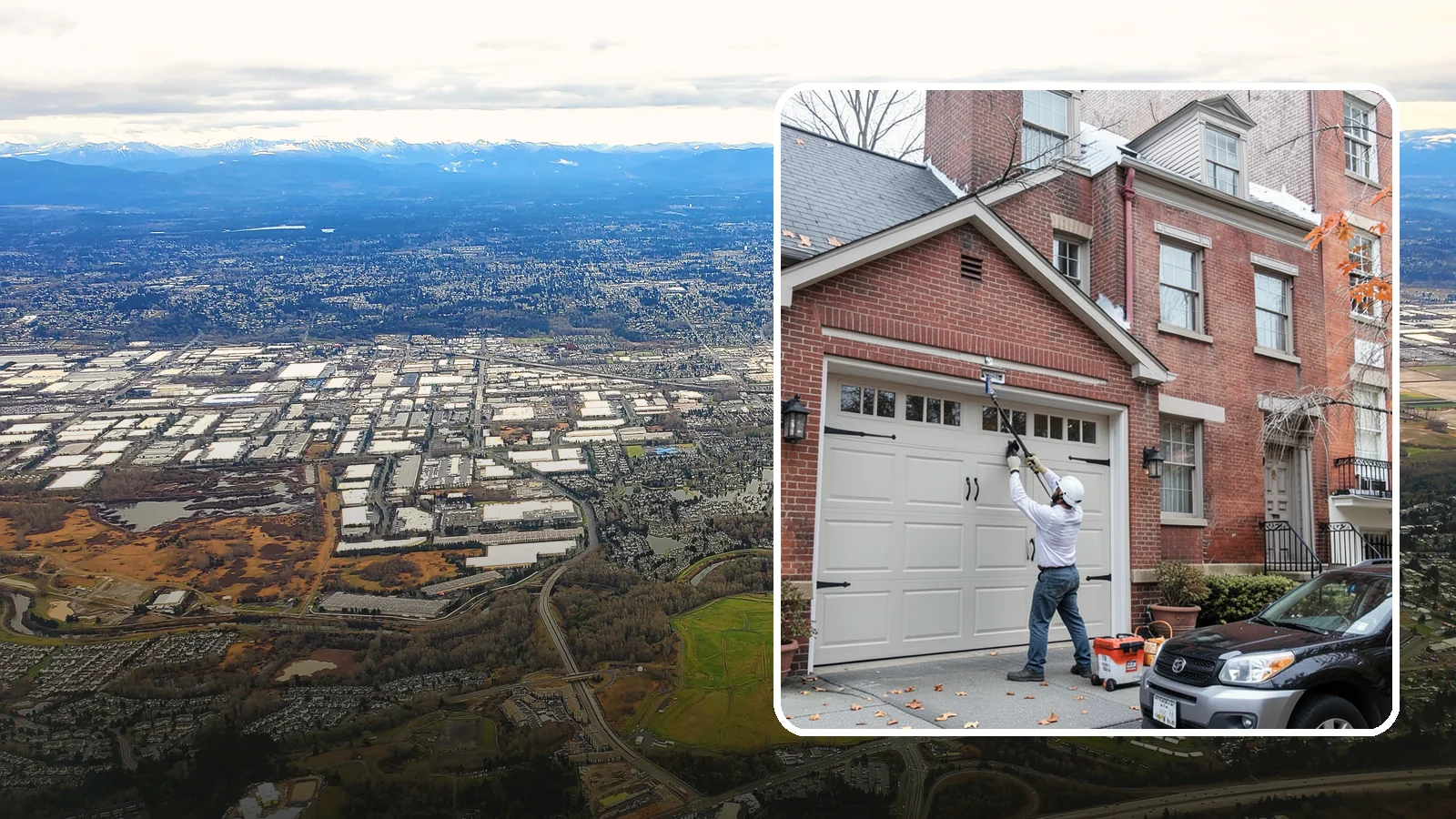 Carriage Garage Door Installation in Kent, King County, WA - Installing carriage-style garage doors that bring classic swing-out charm with the ease of modern overhead operation.