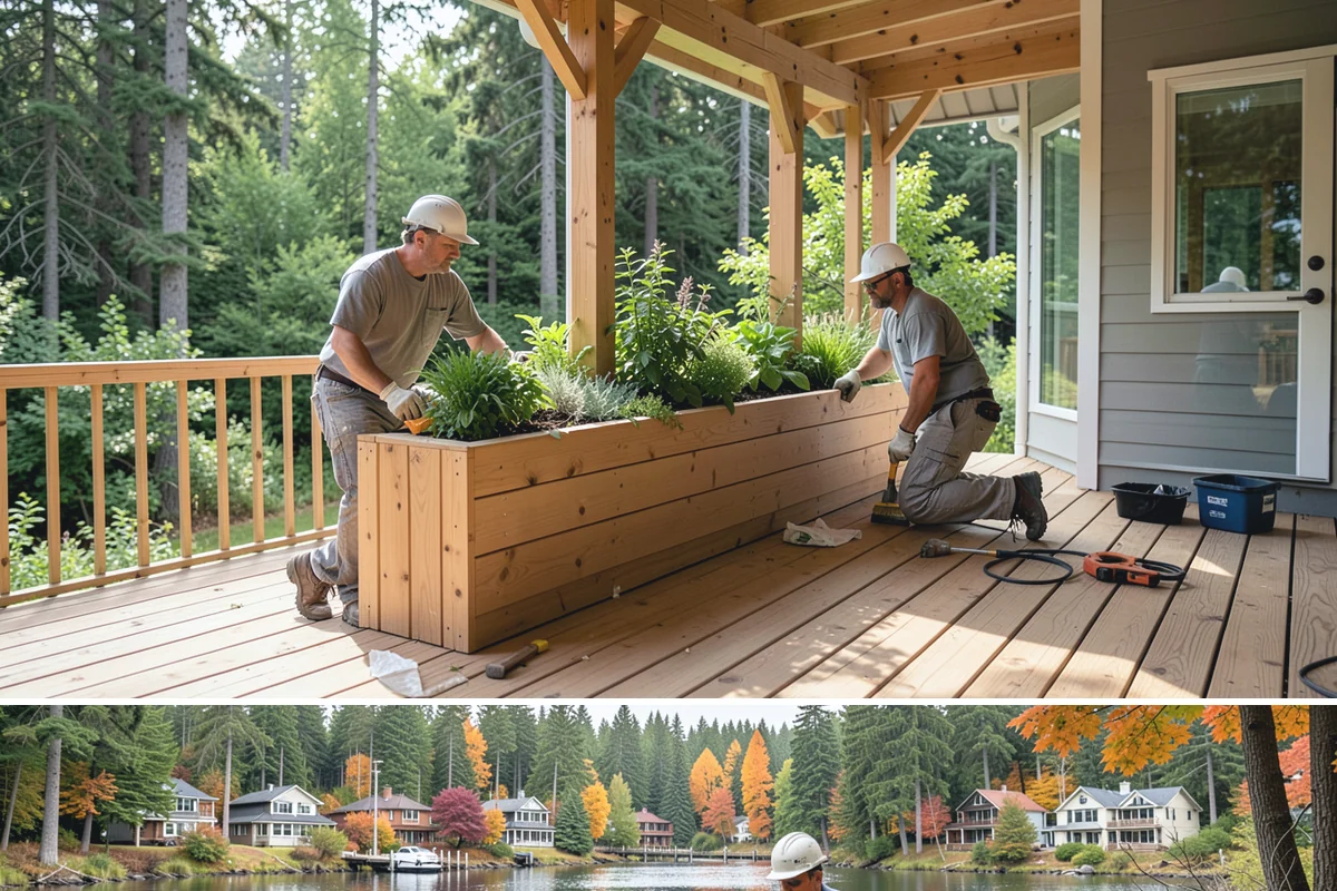 Carriage Garage Door Installation in La Conner, Skagit County, WA - These doors can be installed year-round, with fall a good time to seal the garage before winter.
