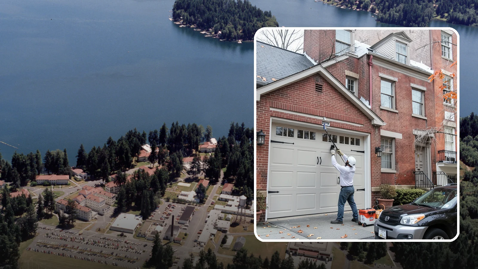 Carriage Garage Door Installation in Lakewood, Pierce County, WA - Installing carriage-style garage doors that bring classic swing-out charm with the ease of modern overhead operation.