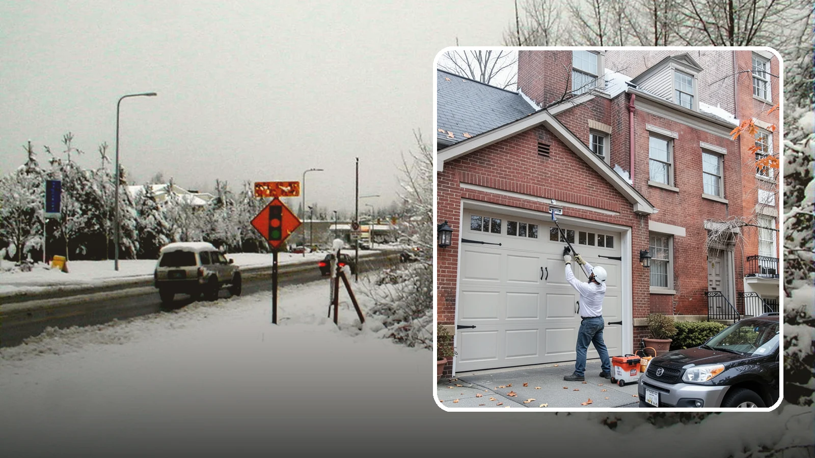 Carriage Garage Door Installation in Newcastle, King County, WA - Installing carriage-style garage doors that bring classic swing-out charm with the ease of modern overhead operation.