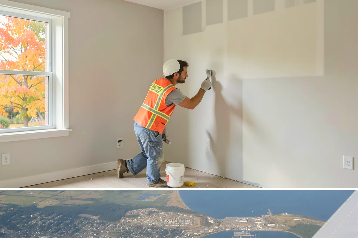 Carriage Garage Door Installation in Oak Harbor, Island County, WA - These doors can be installed year-round, with fall a good time to seal the garage before winter.