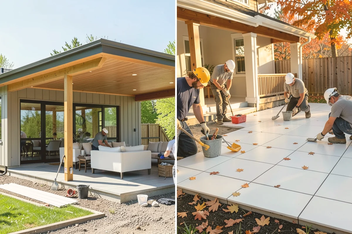 Carriage Garage Door Installation in Orting, Pierce County, WA - Confirm the opening and select the carriage door design