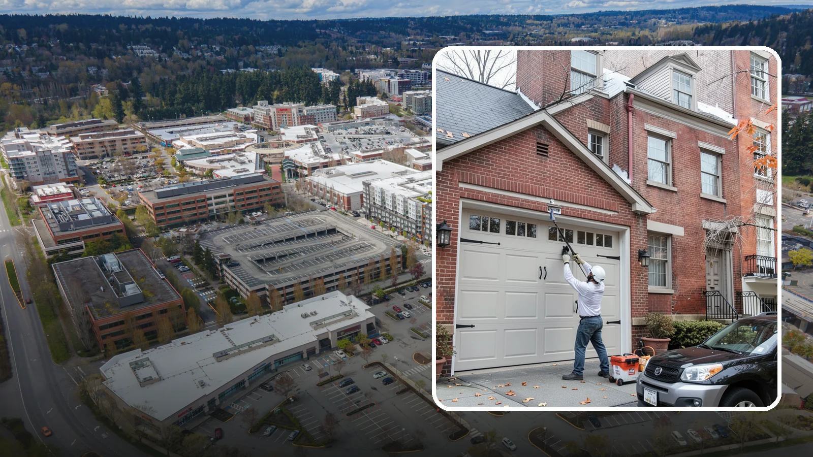 Carriage Garage Door Installation in Redmond, King County, WA - Installing carriage-style garage doors that bring classic swing-out charm with the ease of modern overhead operation.