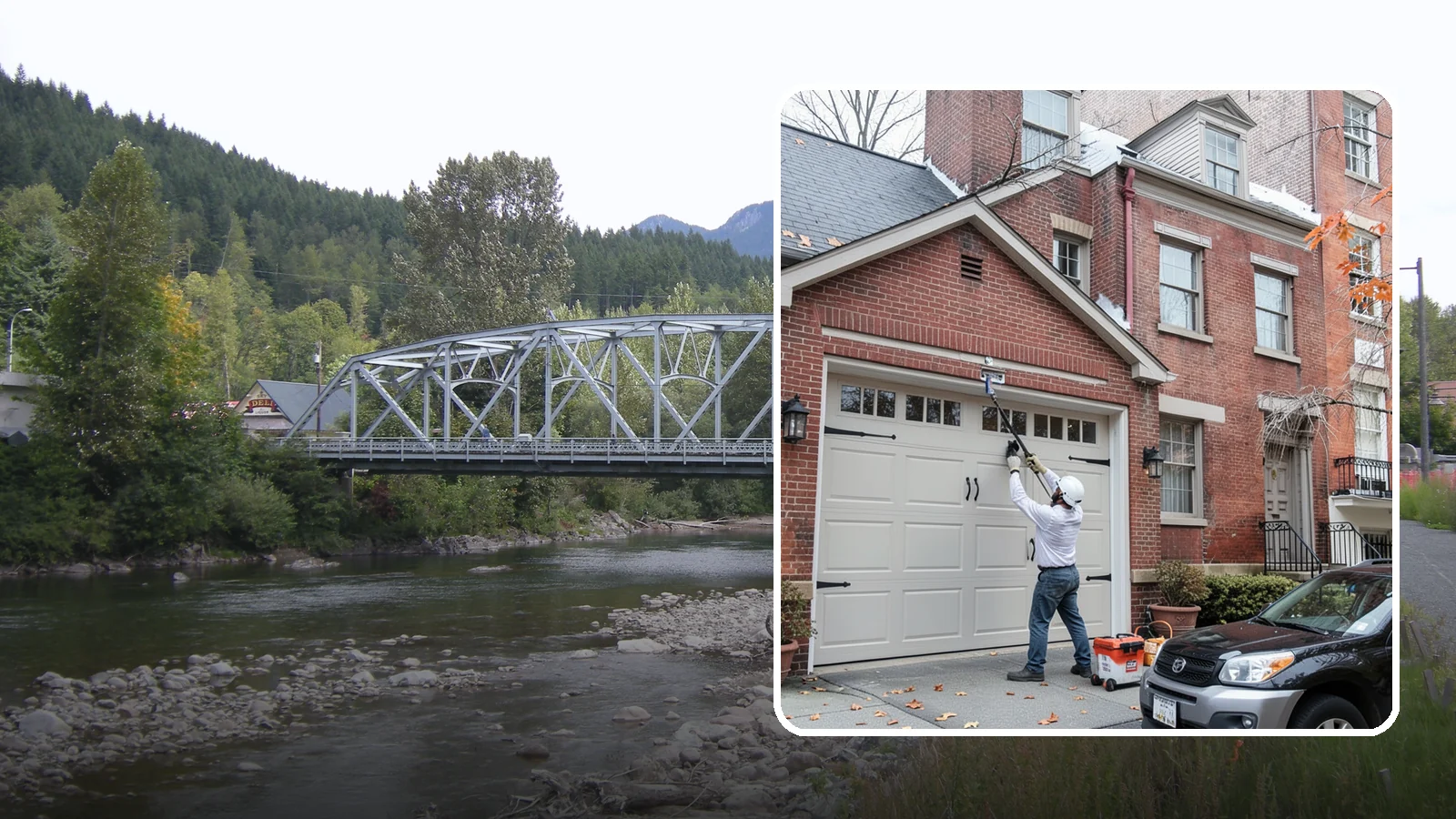 Carriage Garage Door Installation in Skykomish, King County, WA - Installing carriage-style garage doors that bring classic swing-out charm with the ease of modern overhead operation.