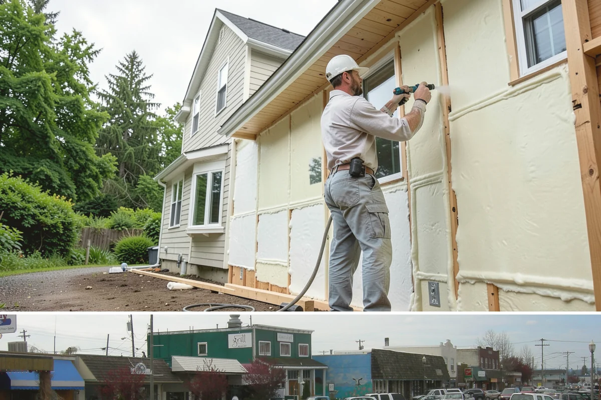 Carriage Garage Door Installation in Stanwood, Snohomish County, WA - These doors can be installed year-round, with fall a good time to seal the garage before winter.