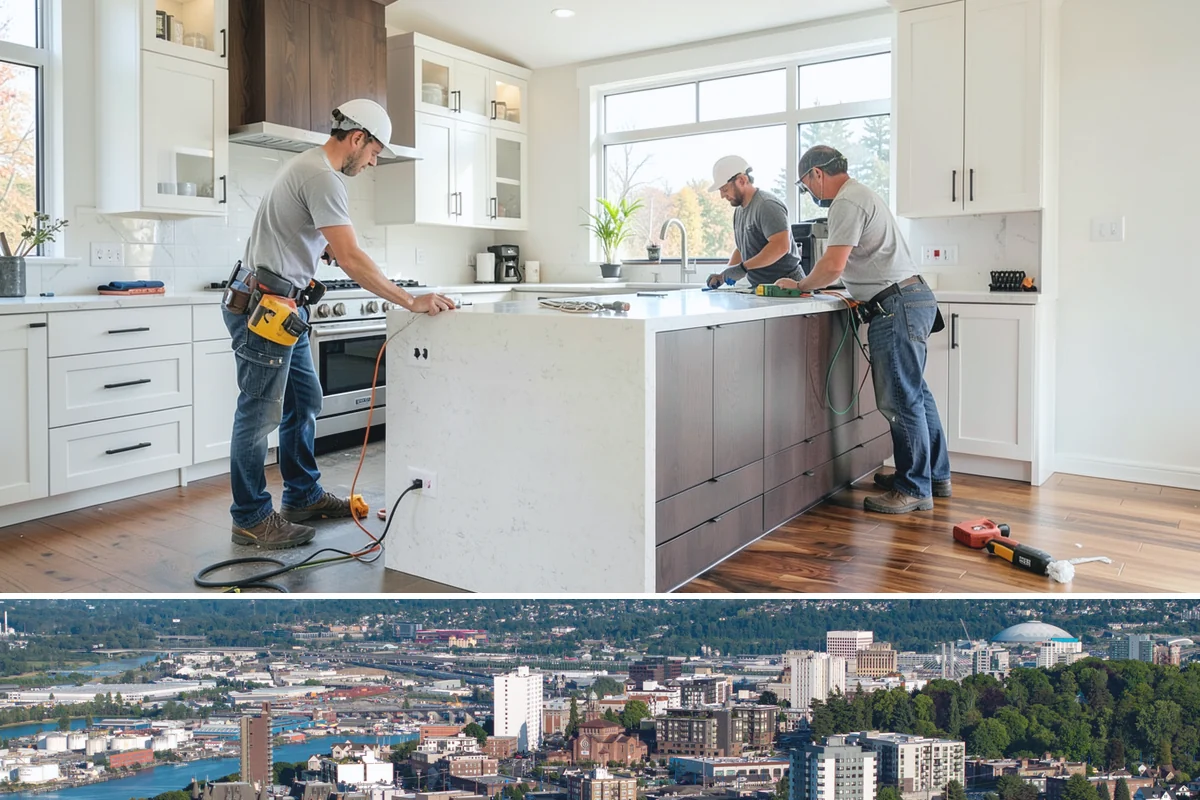 Carriage Garage Door Installation in Tacoma, Pierce County, WA - These doors can be installed year-round, with fall a good time to seal the garage before winter.