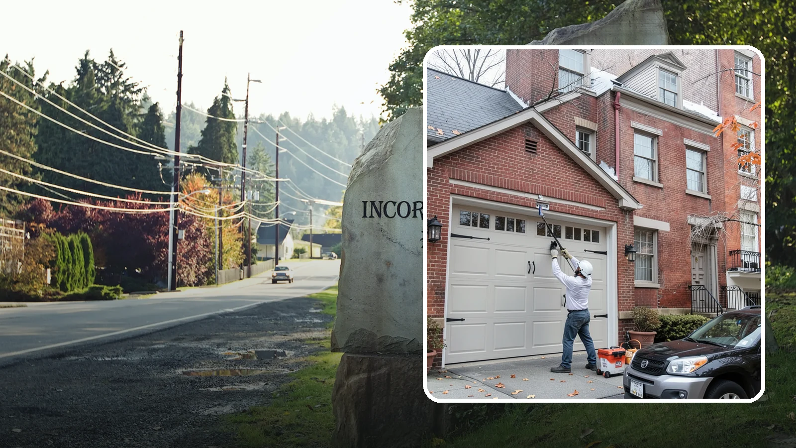 Carriage Garage Door Installation in Wilkeson, Pierce County, WA - Installing carriage-style garage doors that bring classic swing-out charm with the ease of modern overhead operation.