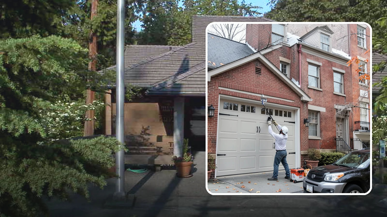 Carriage Garage Door Installation in Yarrow Point, King County, WA - Installing carriage-style garage doors that bring classic swing-out charm with the ease of modern overhead operation.