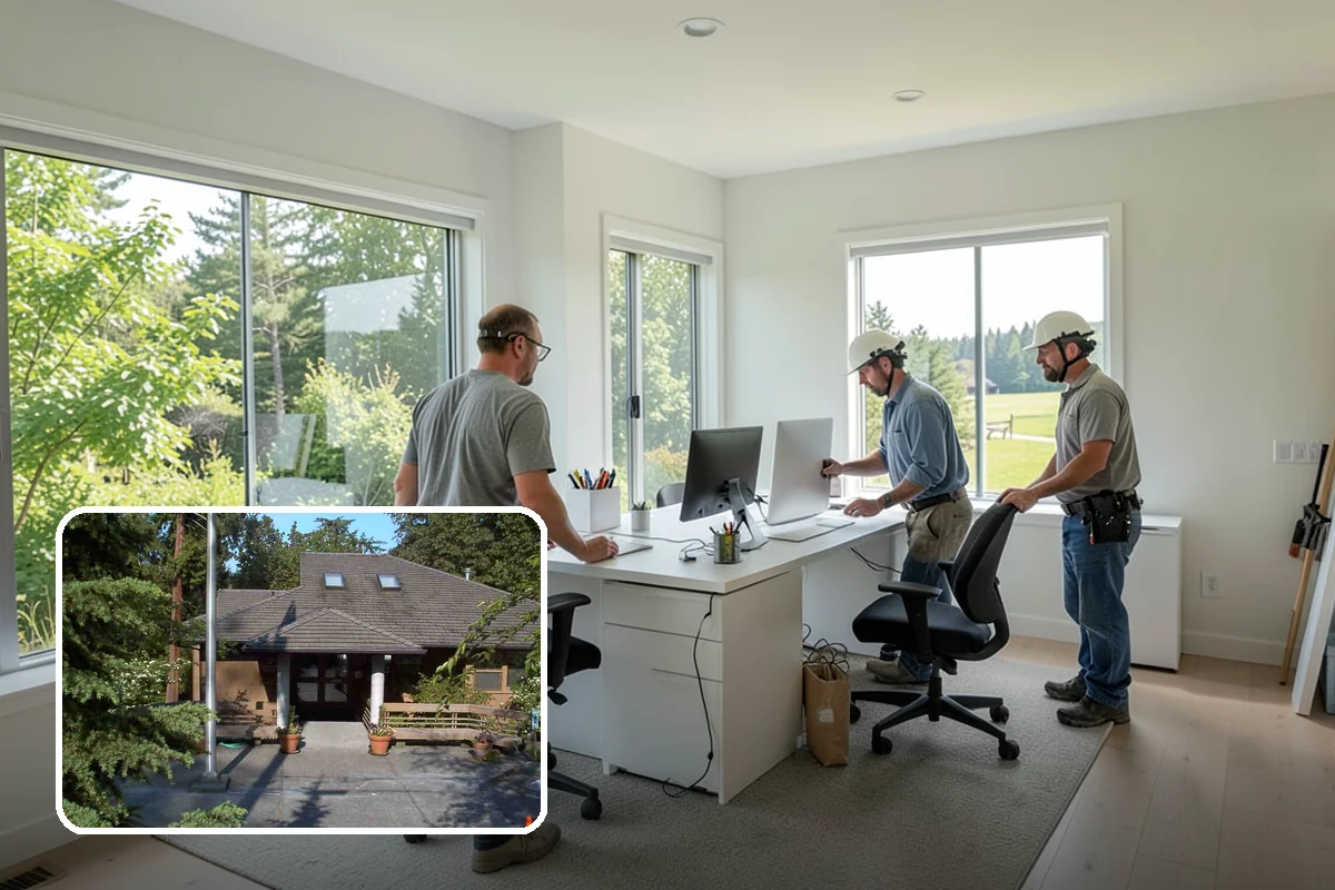 Carriage Garage Door Installation in Yarrow Point, King County, WA - Classic carriage look with modern overhead operation