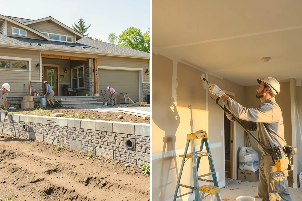 Carriage House Construction in Bellevue, King County, WA - We plan the carriage house layout and placement