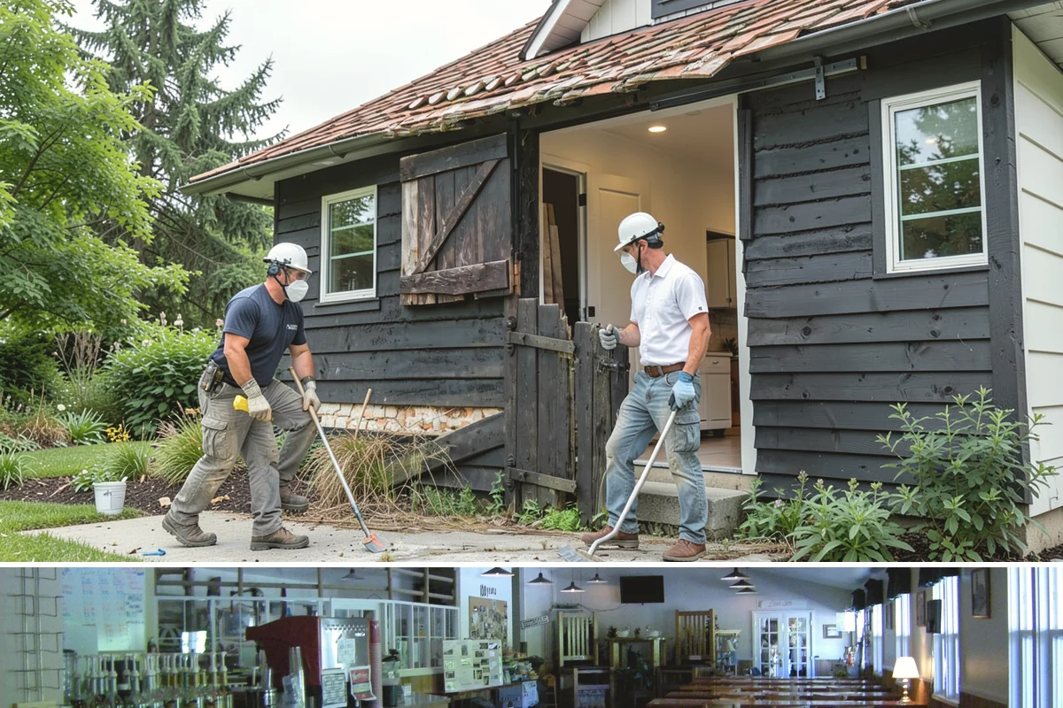 Carriage House Construction in Black Diamond, King County, WA - Given the substantial exterior construction, the carriage house shell is best built during the drier late-spring-to-early-fall...