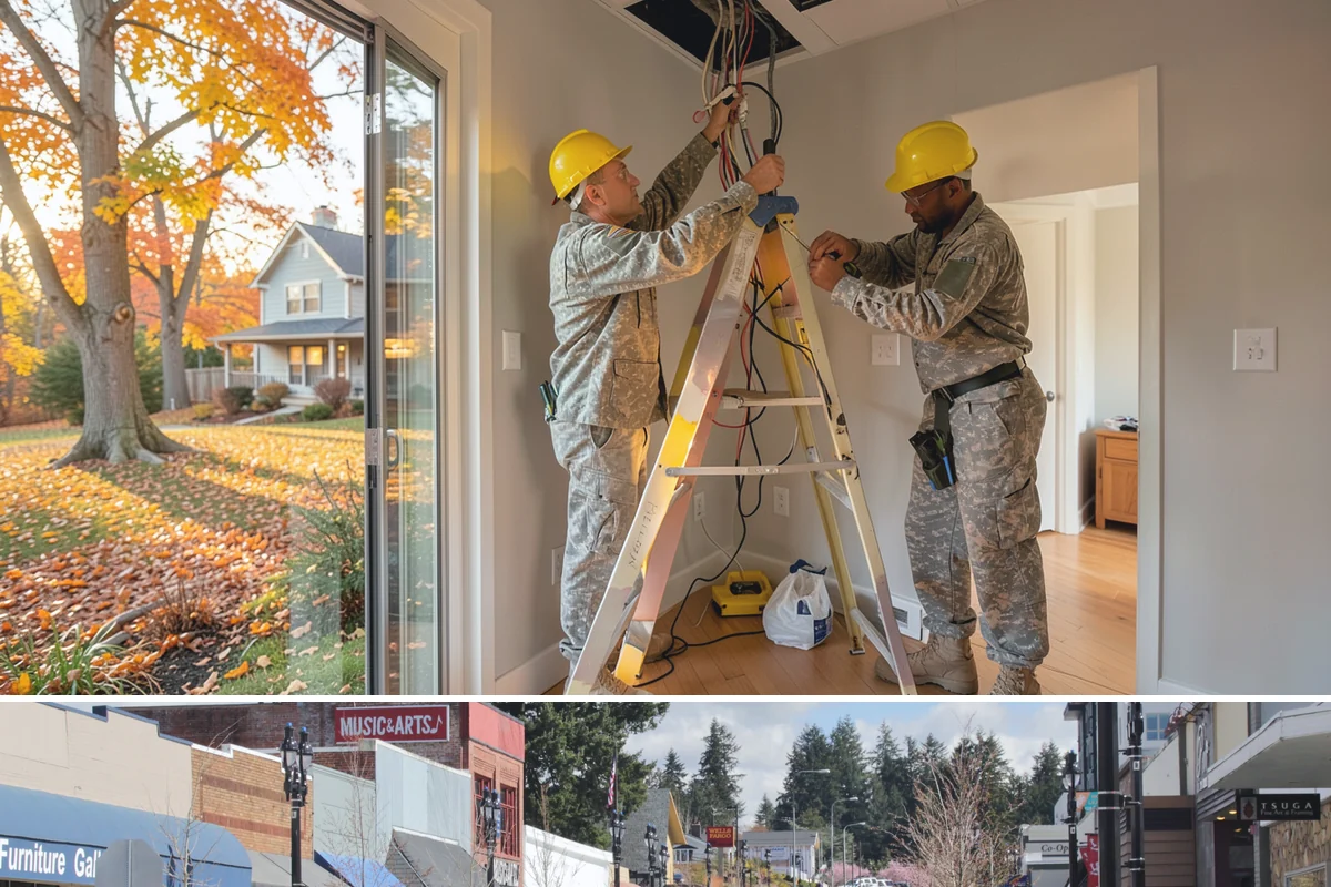 Carriage House Construction in Bothell, King County, WA - Given the substantial exterior construction, the carriage house shell is best built during the drier late-spring-to-early-fall...