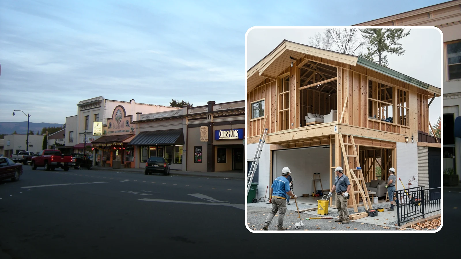 Carriage House Construction in Burlington, Skagit County, WA - Carriage house construction that pairs vehicle storage below with private living space above on your Western Washington lot.