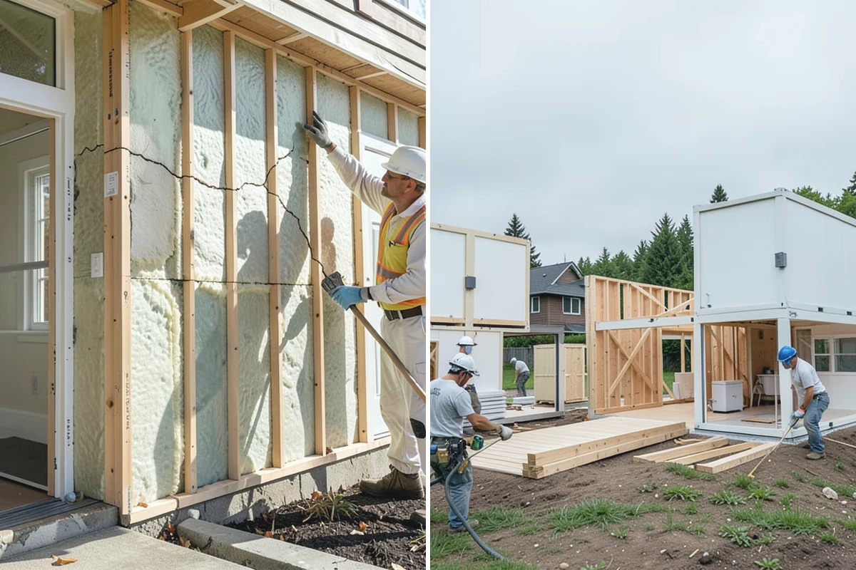 Carriage House Construction in Coupeville, Island County, WA - We plan the carriage house layout and placement