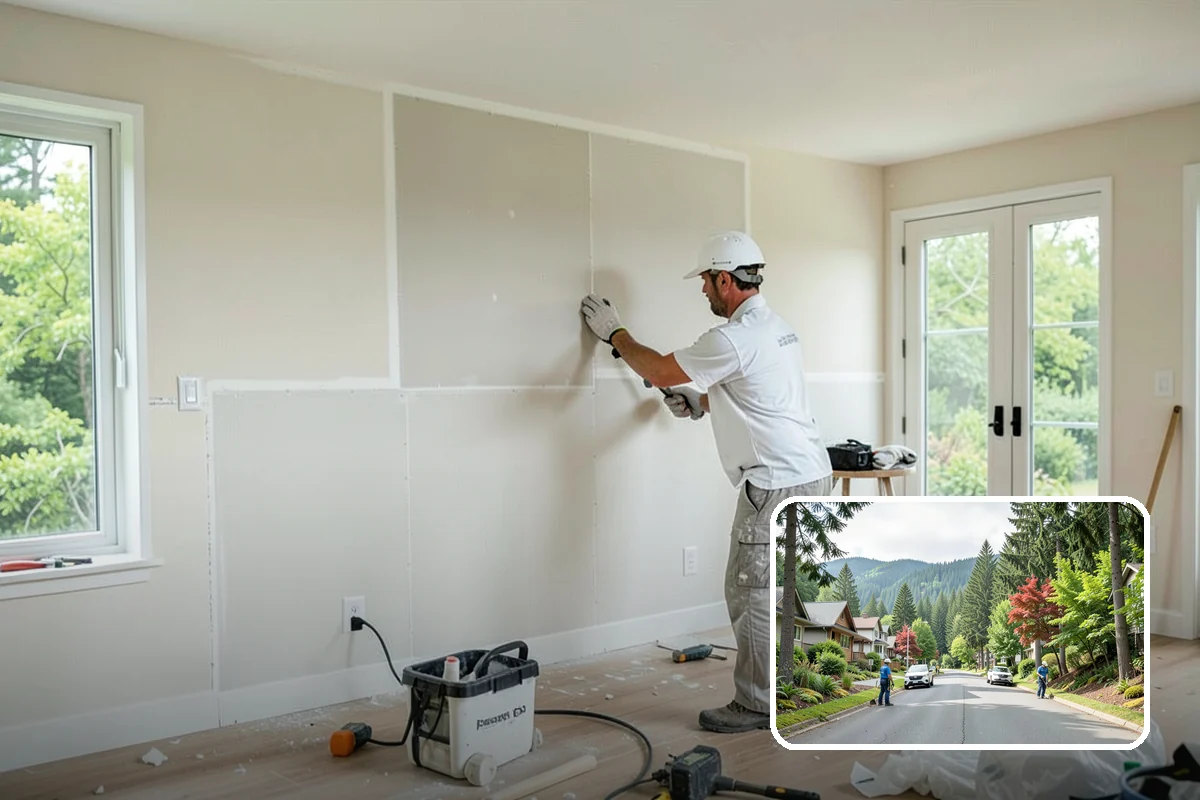 Carriage House Construction in Darrington, Snohomish County, WA - Vehicle storage and living space in one structure