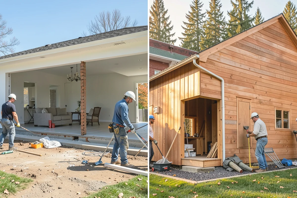 Carriage House Construction in Duvall, King County, WA - We plan the carriage house layout and placement