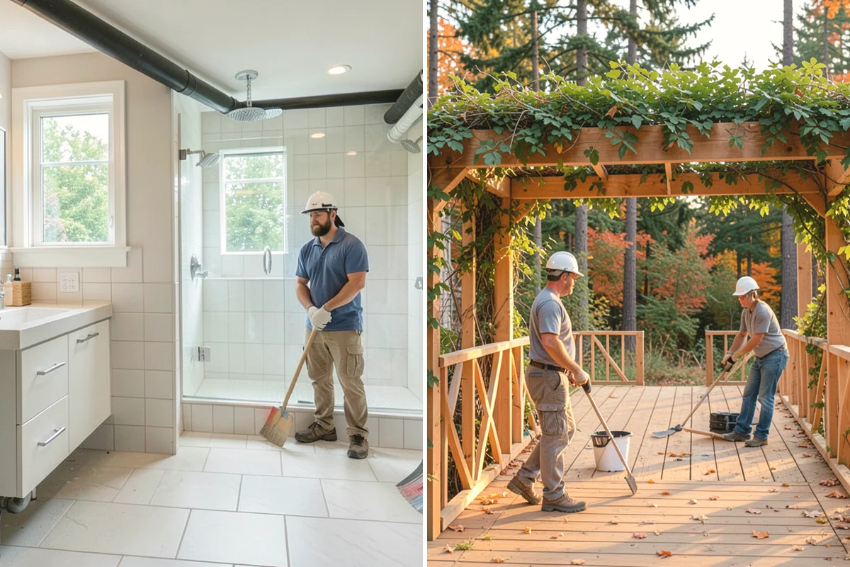 Carriage House Construction in Edgewood, Pierce County, WA - We plan the carriage house layout and placement
