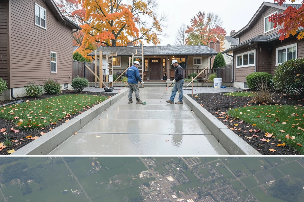 Carriage House Construction in Enumclaw, King County, WA - Given the substantial exterior construction, the carriage house shell is best built during the drier late-spring-to-early-fall...