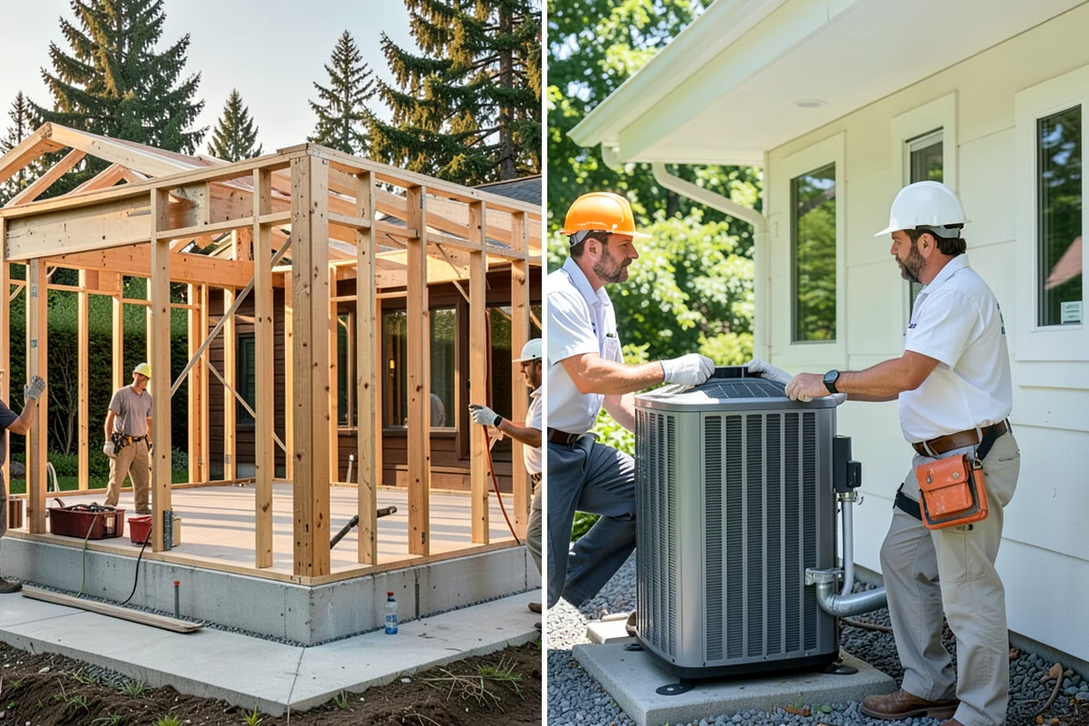 Carriage House Construction in Gig Harbor, Pierce County, WA - We plan the carriage house layout and placement