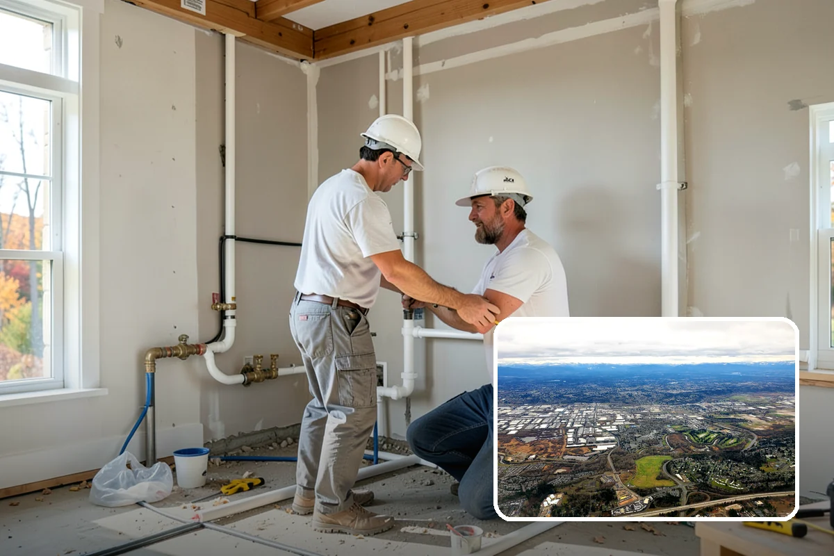 Carriage House Construction in Kent, King County, WA - Vehicle storage and living space in one structure