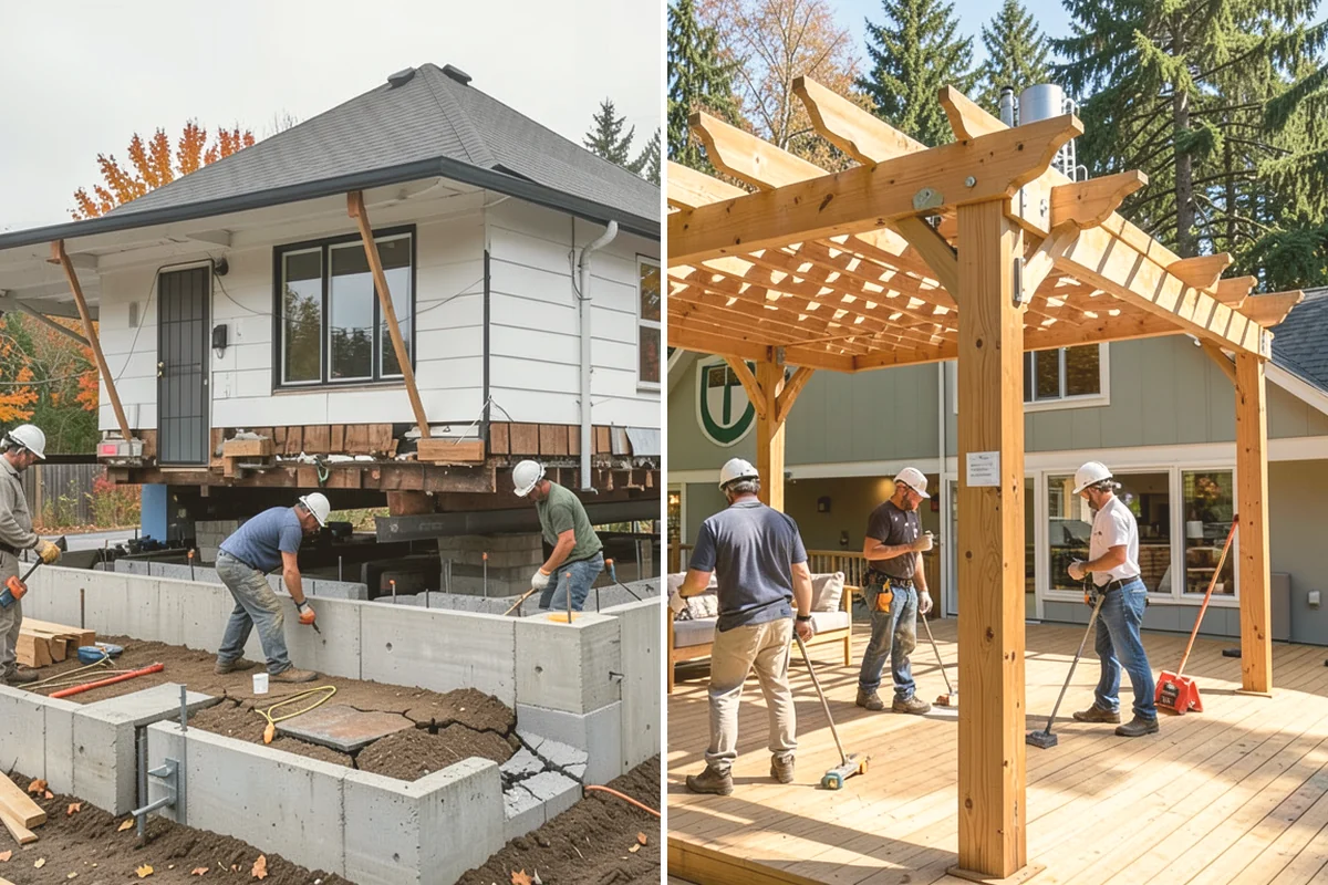 Carriage House Construction in Kirkland, King County, WA - We plan the carriage house layout and placement
