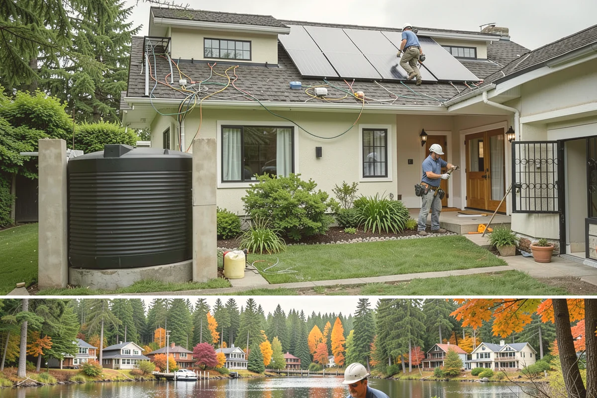 Carriage House Construction in La Conner, Skagit County, WA - Given the substantial exterior construction, the carriage house shell is best built during the drier late-spring-to-early-fall...