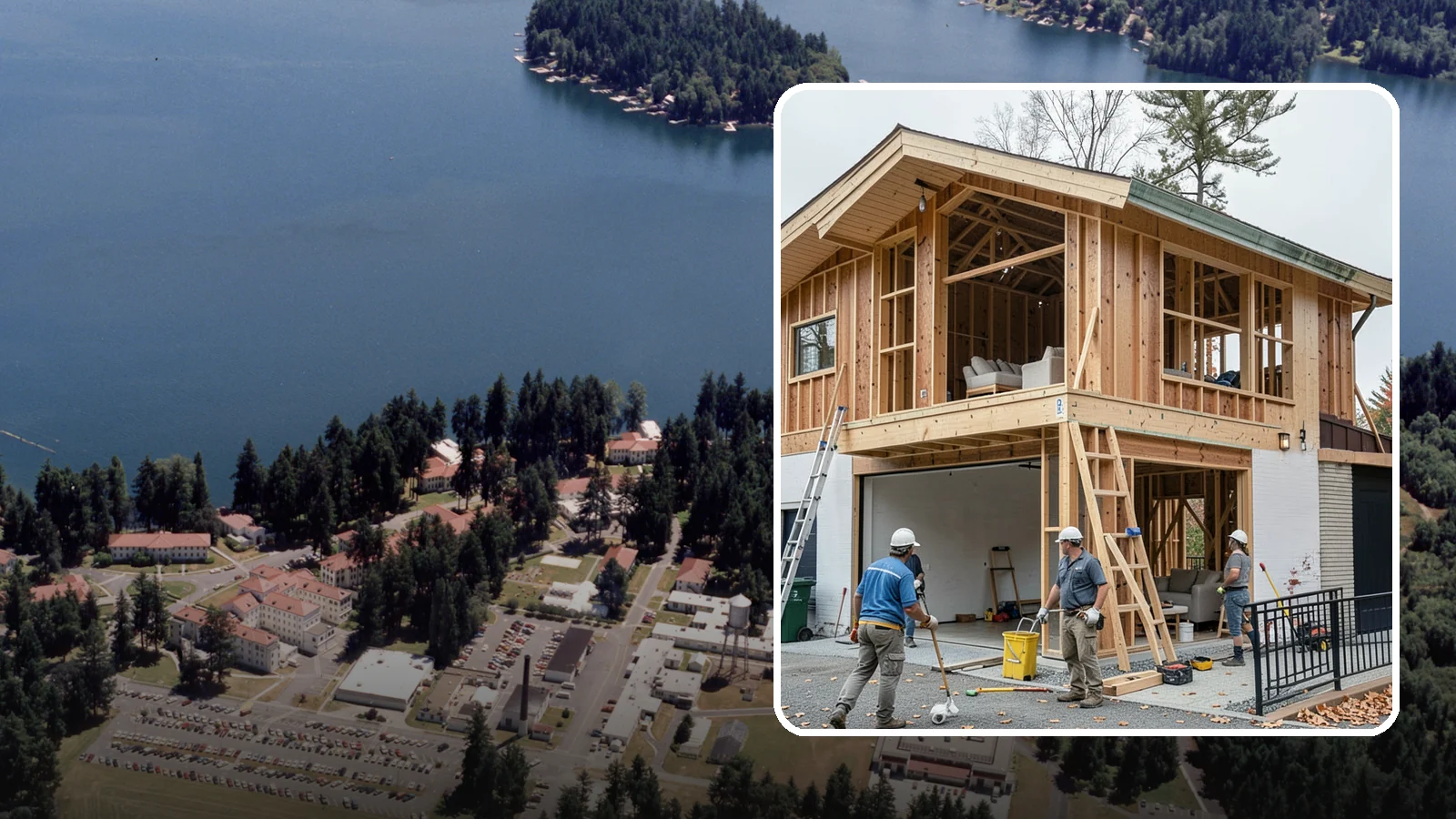Carriage House Construction in Lakewood, Pierce County, WA - Carriage house construction that pairs vehicle storage below with private living space above on your Western Washington lot.