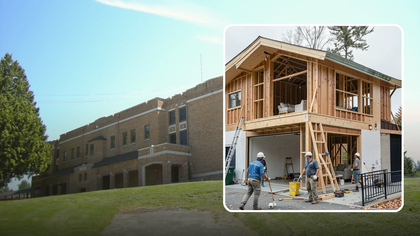 Carriage House Construction in Maple Valley, King County, WA - Carriage house construction that pairs vehicle storage below with private living space above on your Western Washington lot.