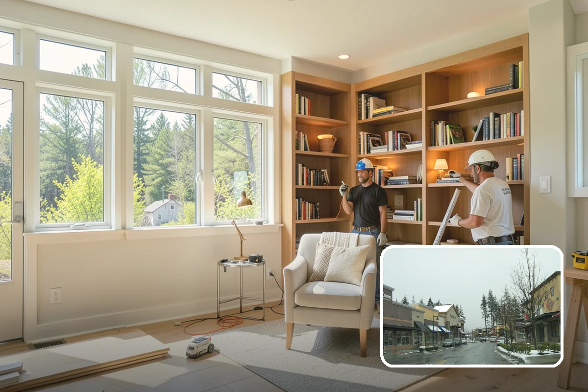 Carriage House Construction in Mill Creek, Snohomish County, WA - Vehicle storage and living space in one structure