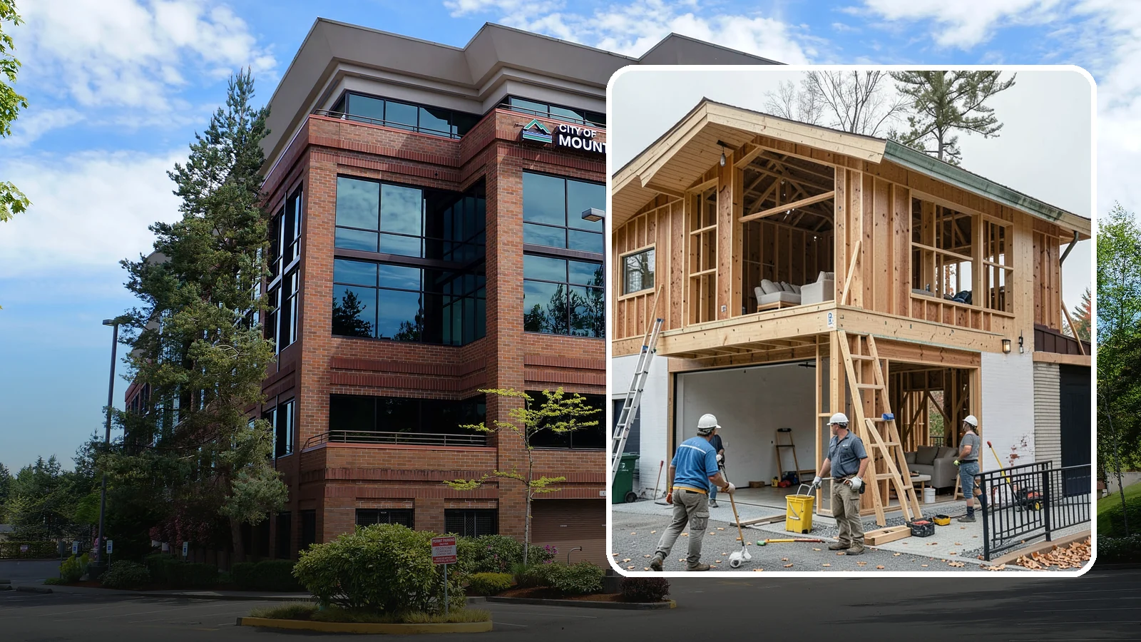 Carriage House Construction in Mountlake Terrace, Snohomish County, WA - Carriage house construction that pairs vehicle storage below with private living space above on your Western Washington lot.