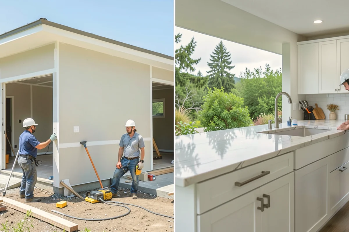 Carriage House Construction in Newcastle, King County, WA - We plan the carriage house layout and placement