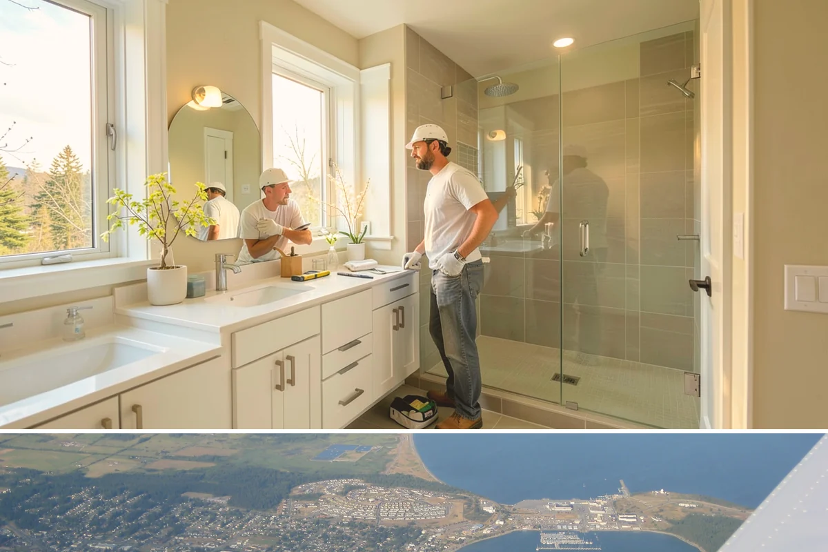 Carriage House Construction in Oak Harbor, Island County, WA - Given the substantial exterior construction, the carriage house shell is best built during the drier late-spring-to-early-fall...
