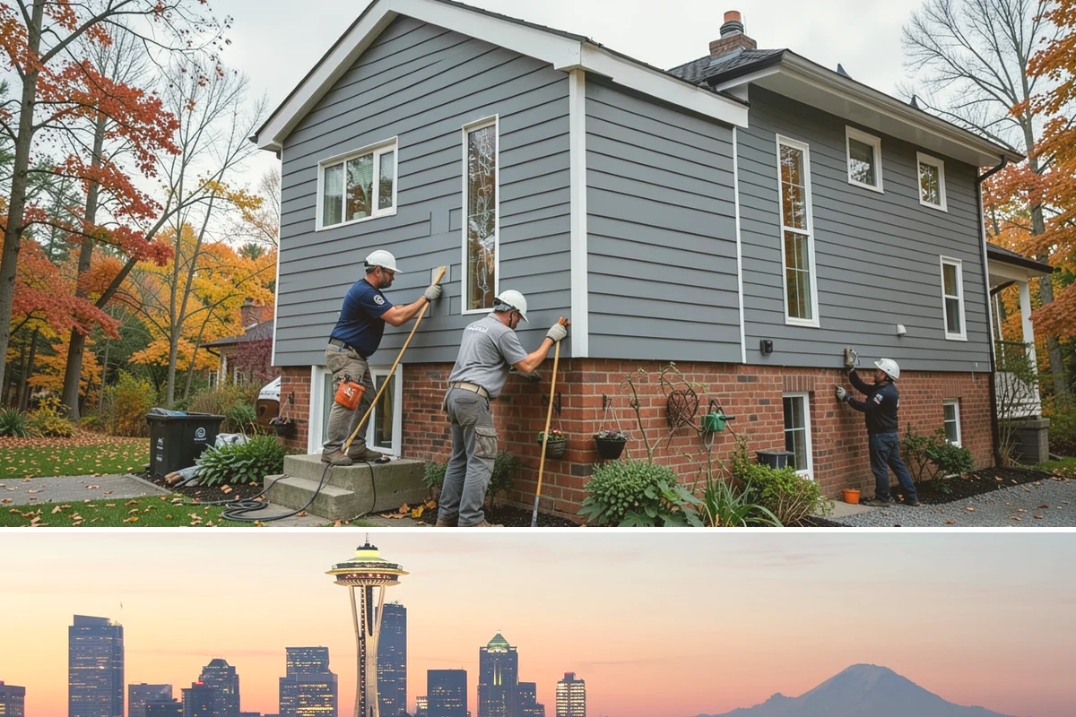 Carriage House Construction in Seattle, King County, WA - Given the substantial exterior construction, the carriage house shell is best built during the drier late-spring-to-early-fall...