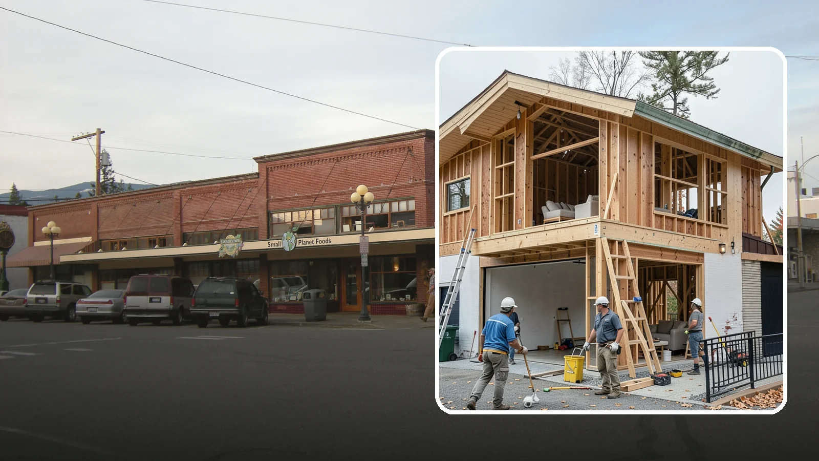 Carriage House Construction in Sedro-Woolley, Skagit County, WA - Carriage house construction that pairs vehicle storage below with private living space above on your Western Washington lot.
