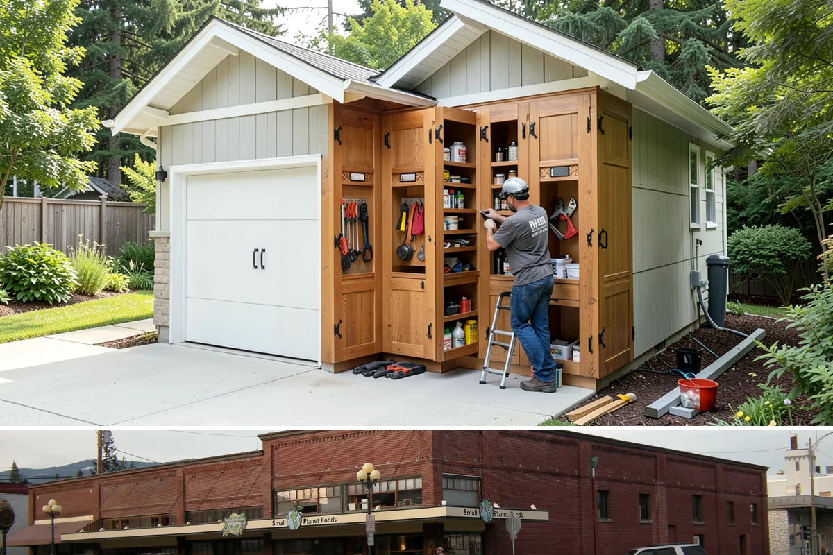 Carriage House Construction in Sedro-Woolley, Skagit County, WA - Given the substantial exterior construction, the carriage house shell is best built during the drier late-spring-to-early-fall...