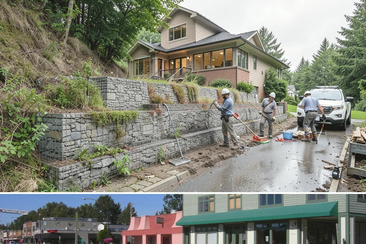 Carriage House Construction in Snoqualmie, King County, WA - Given the substantial exterior construction, the carriage house shell is best built during the drier late-spring-to-early-fall...
