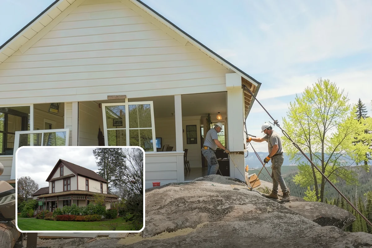 Carriage House Construction in Sumner, Pierce County, WA - Vehicle storage and living space in one structure