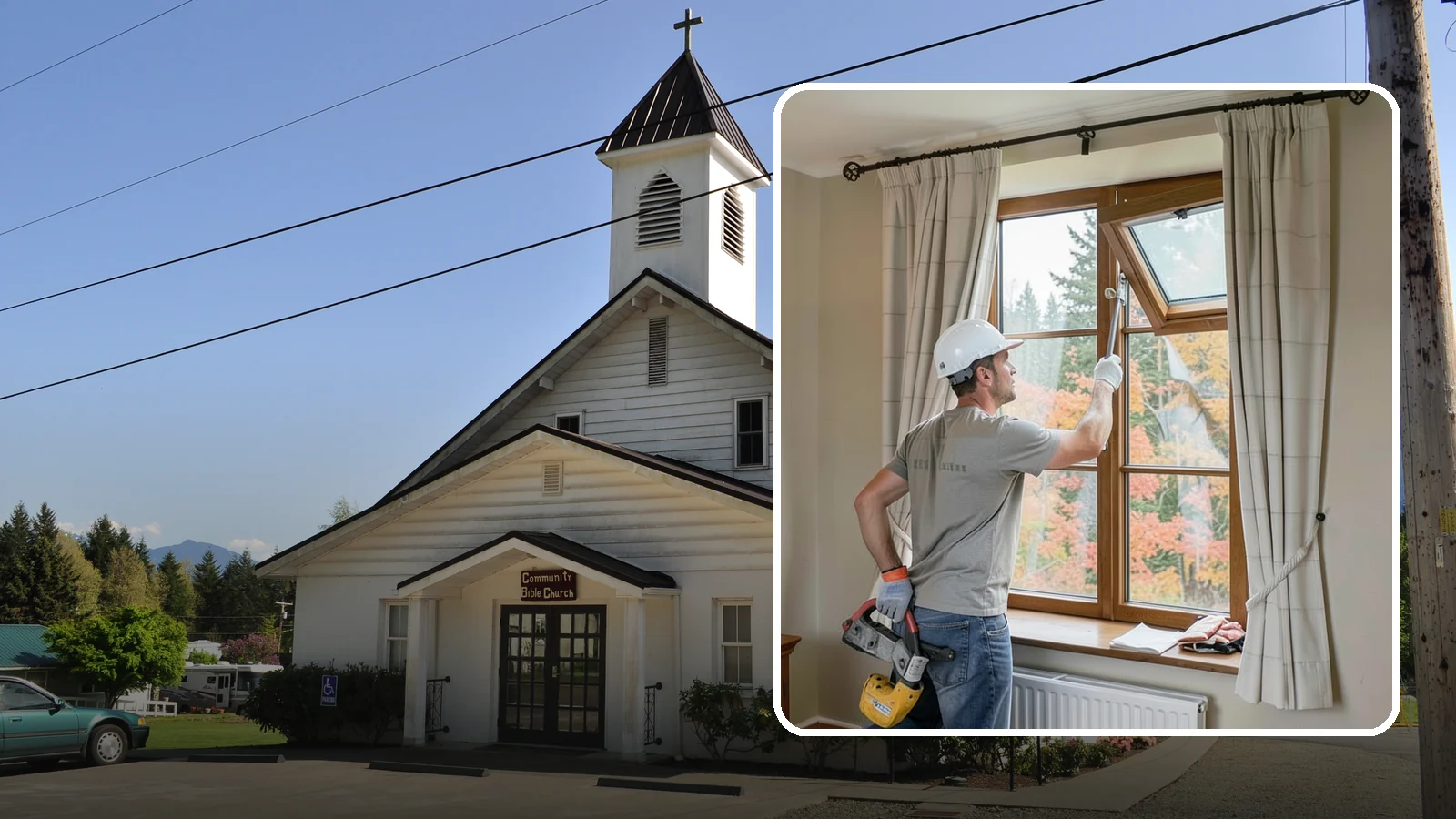 Casement Window Installation in Concrete, Skagit County, WA - Installing crank-out casement windows that seal tightly and catch the breeze on mild PNW days.