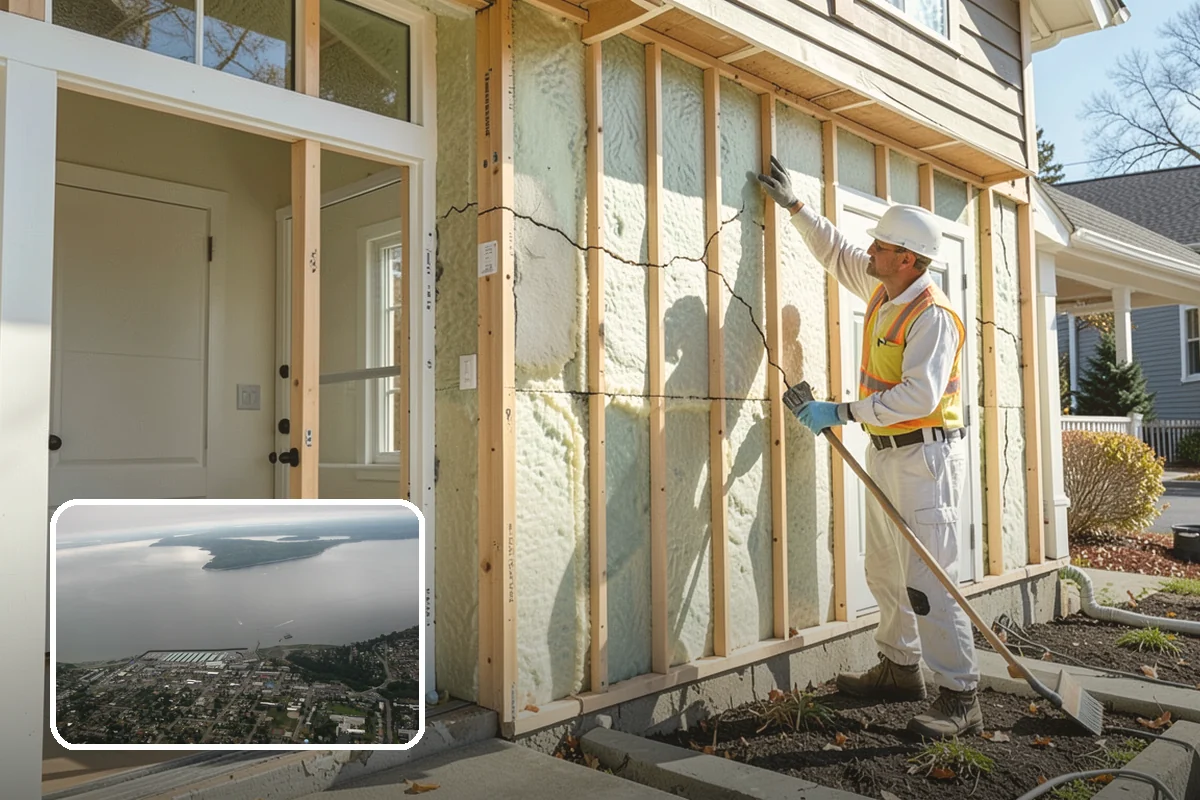 Casement Window Installation in Des Moines, King County, WA - Tight seal that excels at blocking drafts and rain