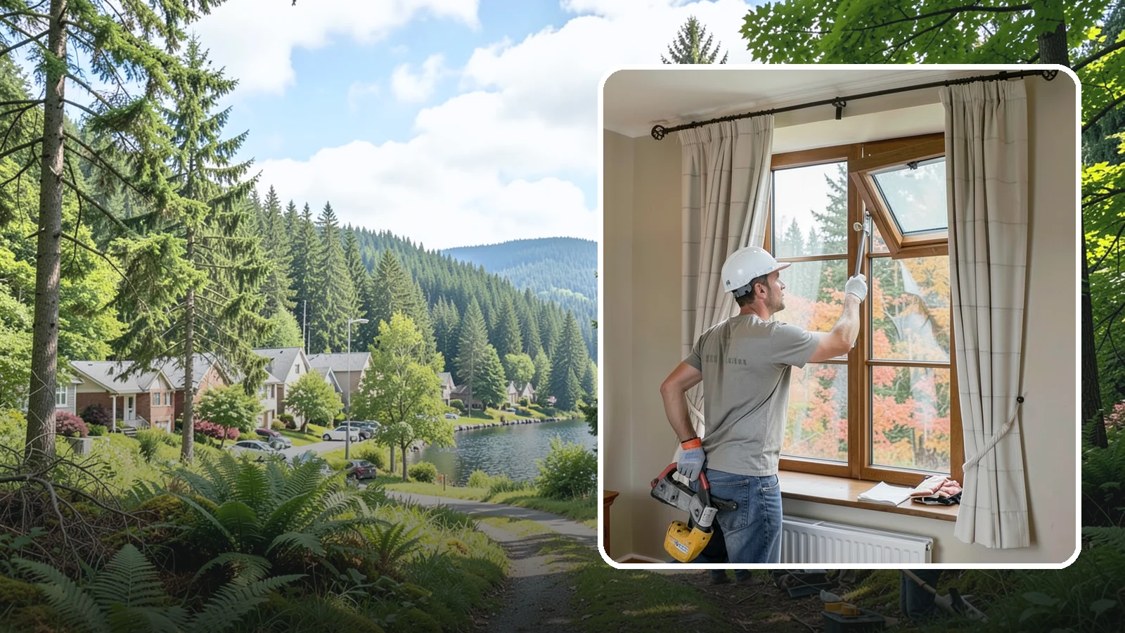 Casement Window Installation in Lake Forest Park, King County, WA - Installing crank-out casement windows that seal tightly and catch the breeze on mild PNW days.
