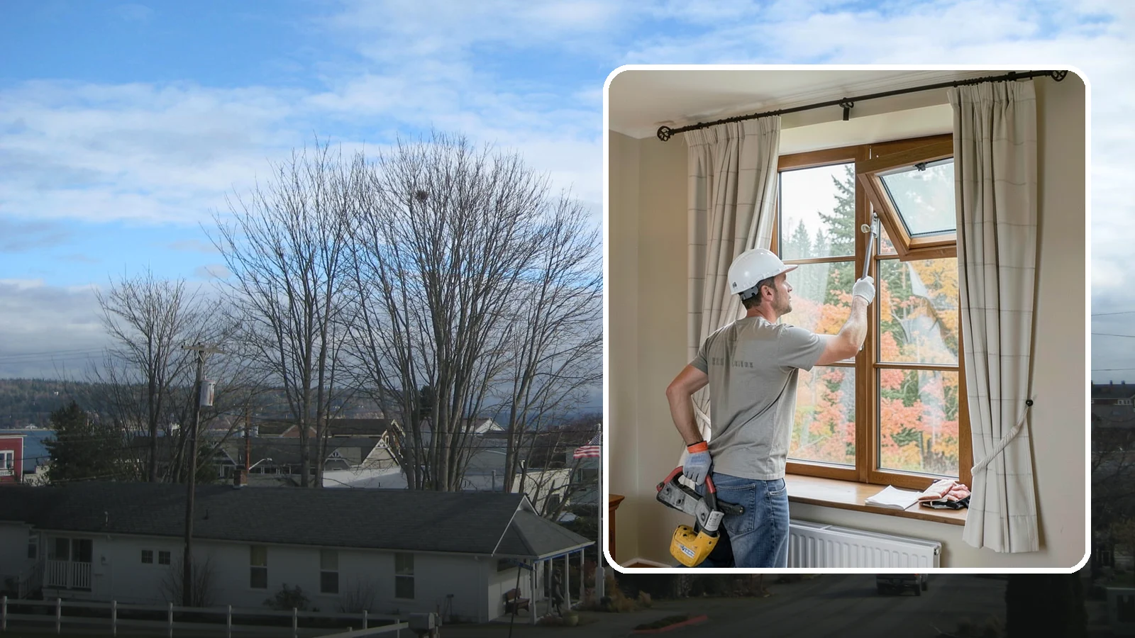 Casement Window Installation in Langley, Island County, WA - Installing crank-out casement windows that seal tightly and catch the breeze on mild PNW days.