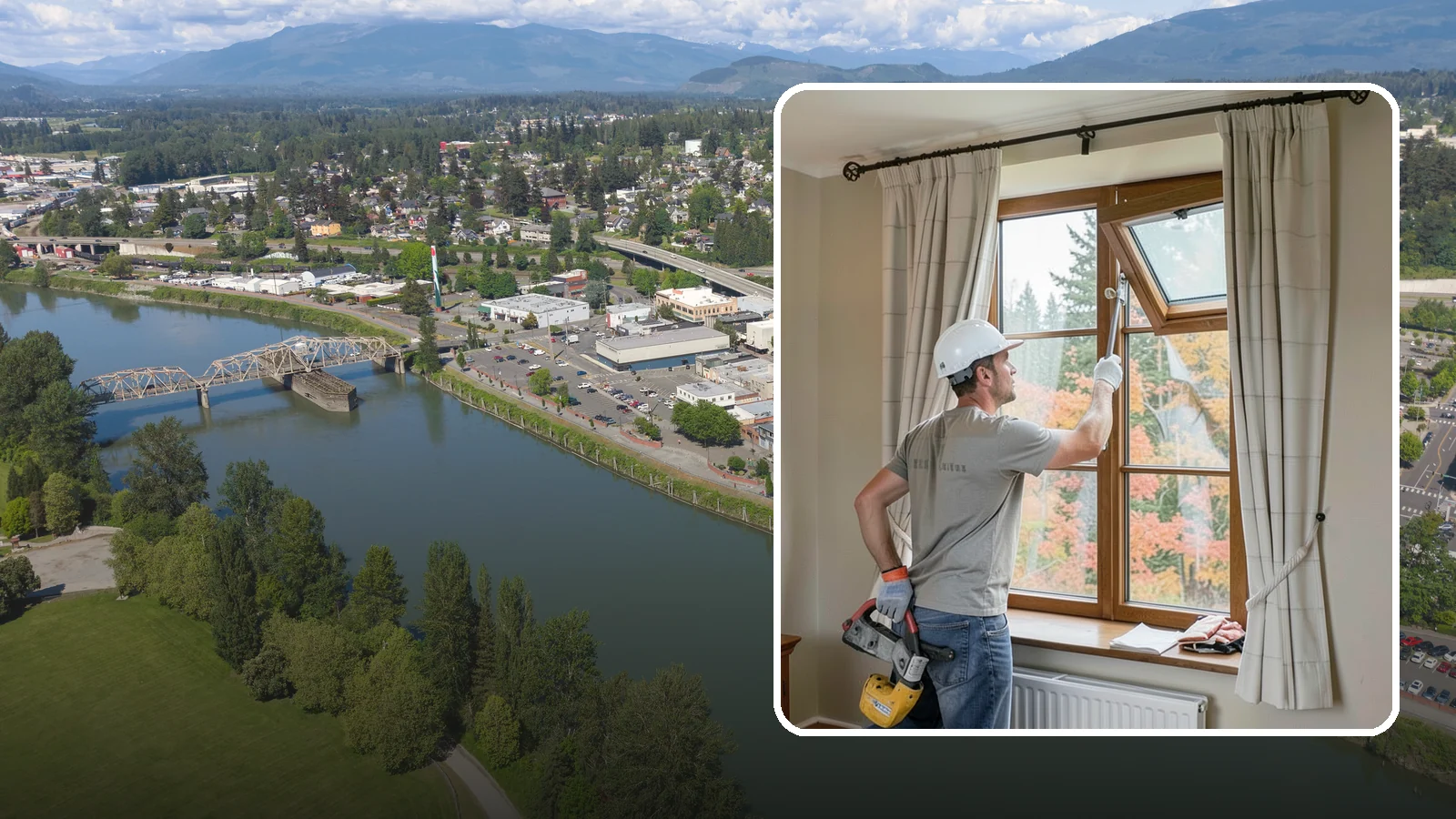 Casement Window Installation in Mount Vernon, Skagit County, WA - Installing crank-out casement windows that seal tightly and catch the breeze on mild PNW days.