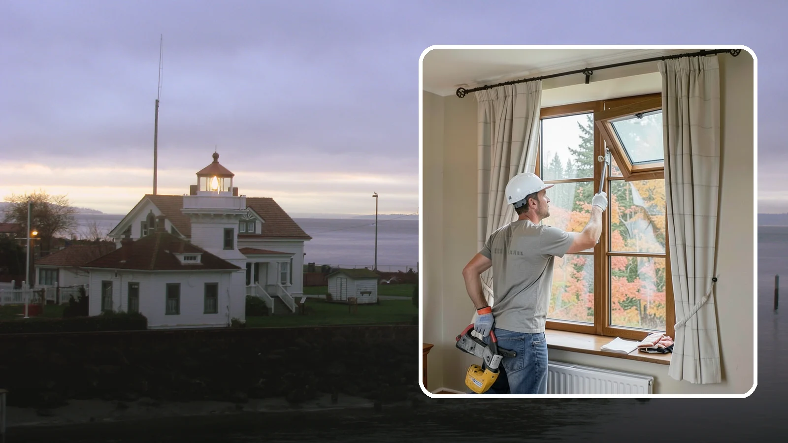 Casement Window Installation in Mukilteo, Snohomish County, WA - Installing crank-out casement windows that seal tightly and catch the breeze on mild PNW days.