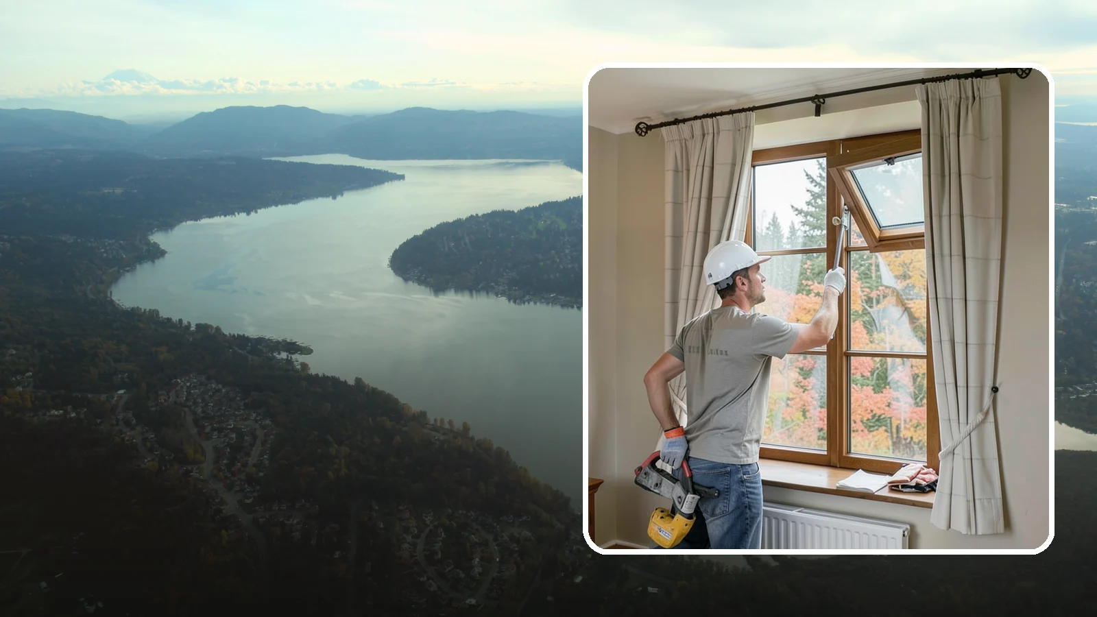 Casement Window Installation in Sammamish, King County, WA - Installing crank-out casement windows that seal tightly and catch the breeze on mild PNW days.