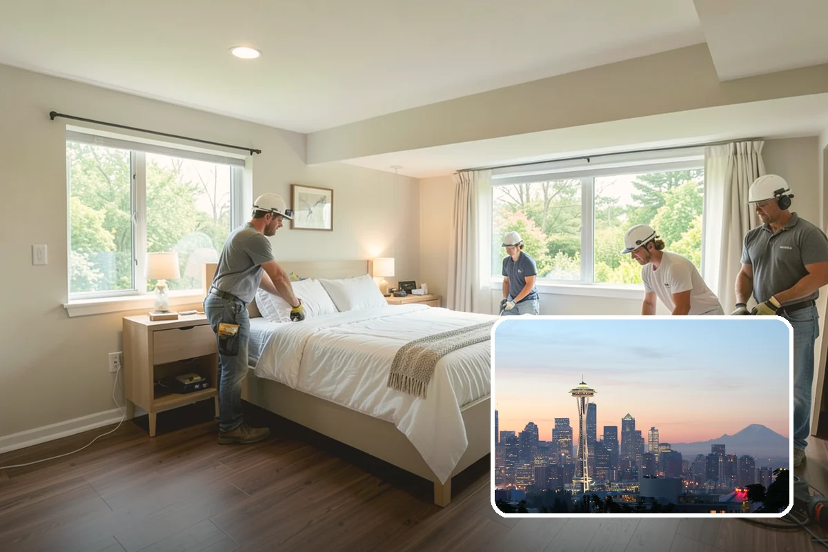 Casement Window Installation in Seattle, King County, WA - Tight seal that excels at blocking drafts and rain