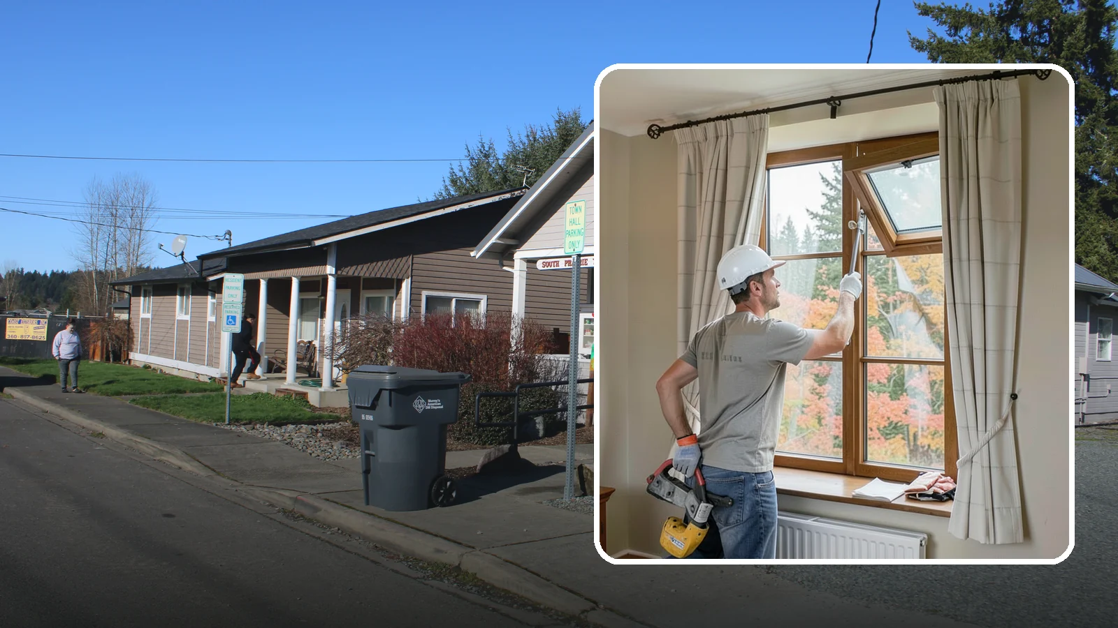 Casement Window Installation in South Prairie, Pierce County, WA - Installing crank-out casement windows that seal tightly and catch the breeze on mild PNW days.