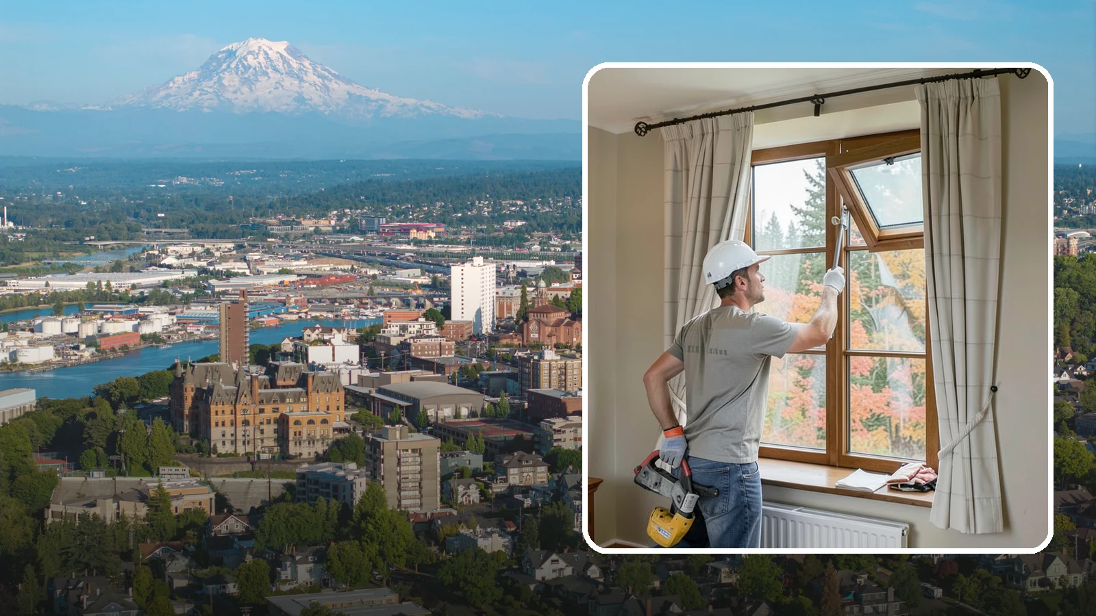 Casement Window Installation in Tacoma, Pierce County, WA - Installing crank-out casement windows that seal tightly and catch the breeze on mild PNW days.