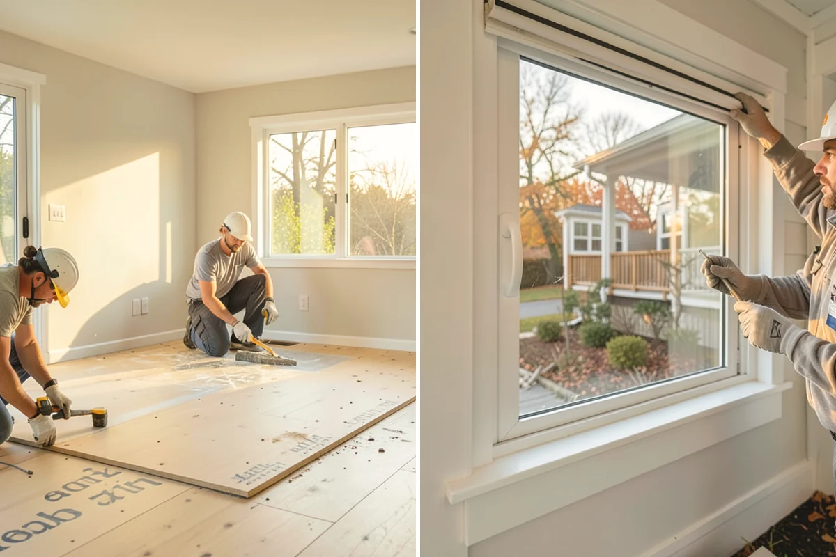 Casement Window Installation in Tukwila, King County, WA - Confirm openings and select casement units and hardware