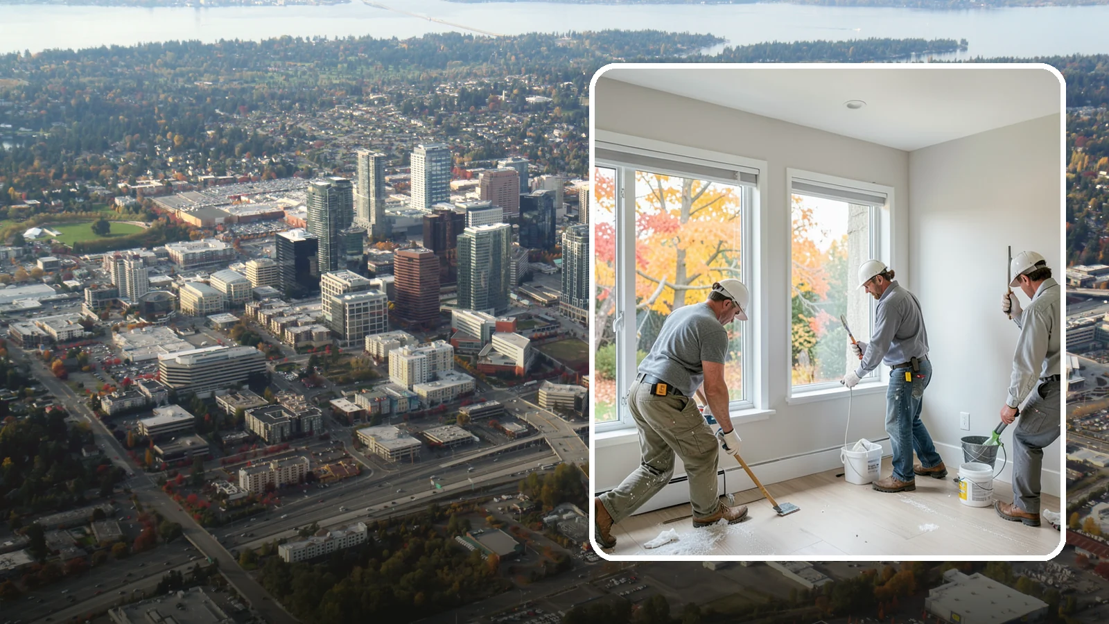 Caulking & Sealing in Bellevue, King County, WA - Precision caulking and sealing that keeps water and drafts out of your home's joints.