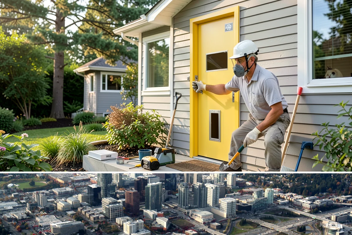 Caulking & Sealing in Bellevue, King County, WA - Exterior caulking is best applied in dry, mild conditions for a proper cure.